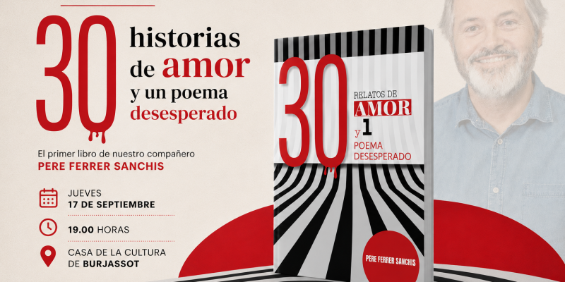 Agua y Sal acompaña la presentación de “30 historias de amor y un poema desesperado”, el primer libro de Pere Ferrer